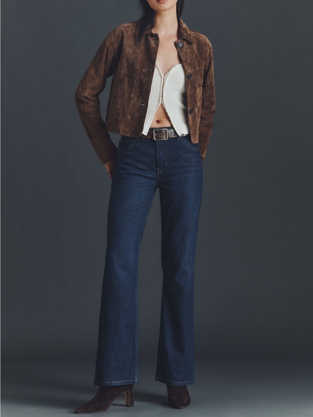 Reformation Sharon Stretch Mid-Rise Bootcut